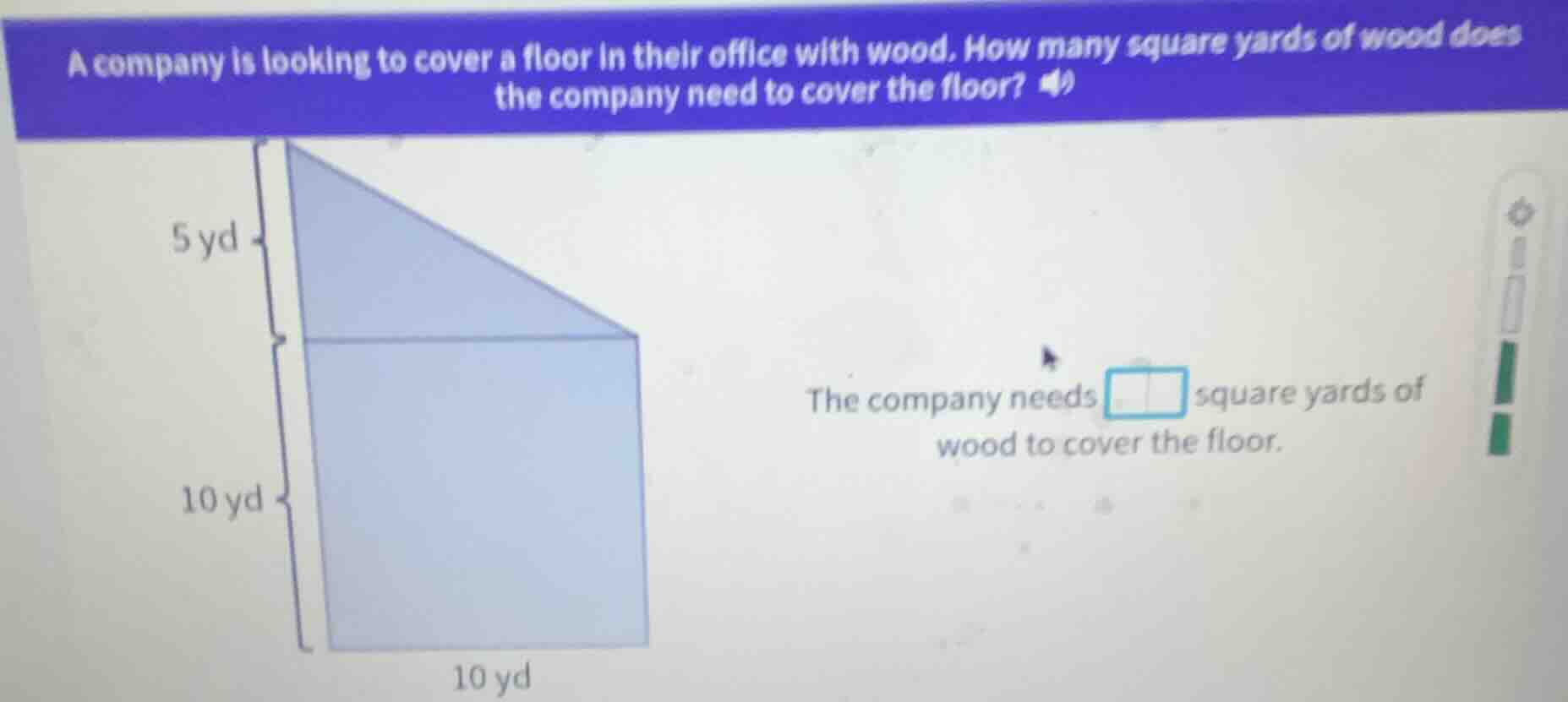 a company is looking to cover a floor in their office with wood. how ma…