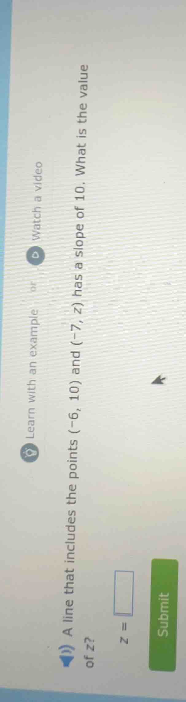 learn with an example or watch a video a line that includes the points …