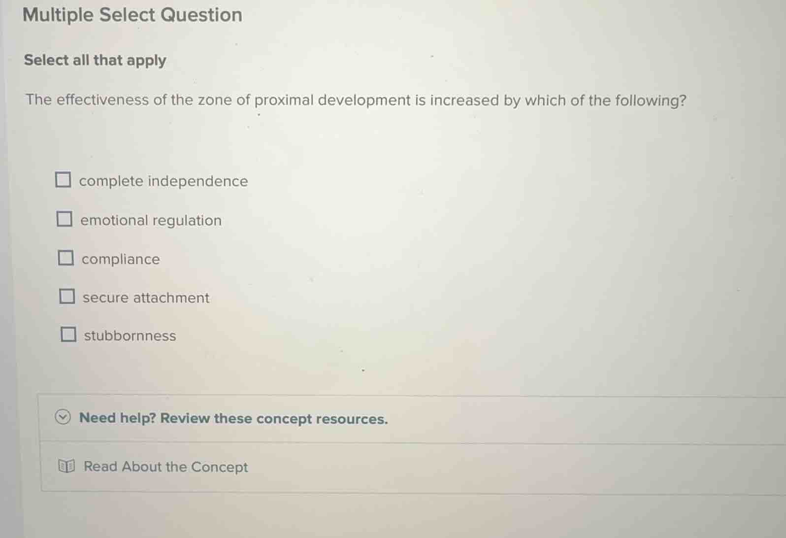 multiple select question select all that apply the effectiveness of the…