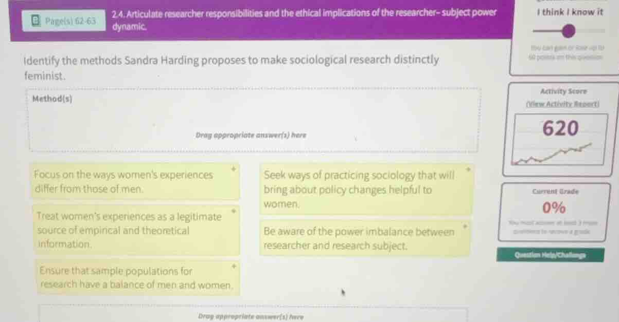 pages(s) 62-63 2.4. articulate researcher responsibilities and the ethi…