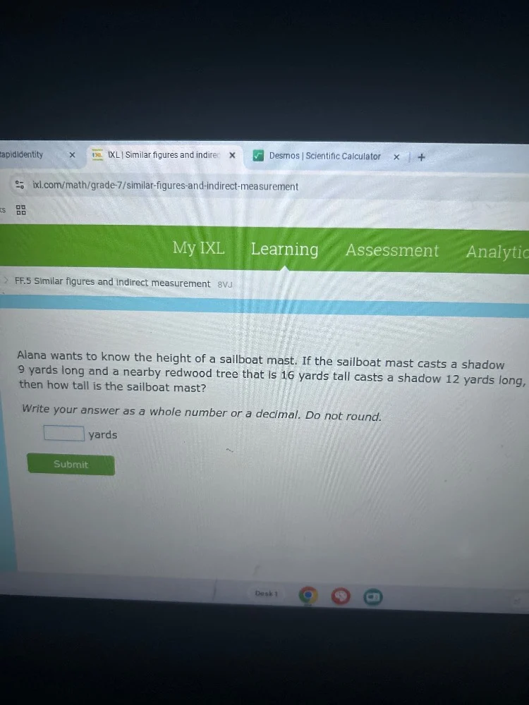 ff.5 similar figures and indirect measurement 8vj alana wants to know t…