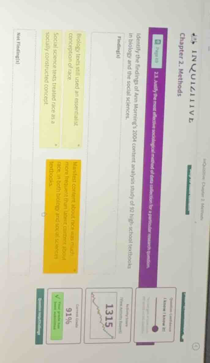 inquizitivechapter 2. methods2.1 justify the most effective sociologica…