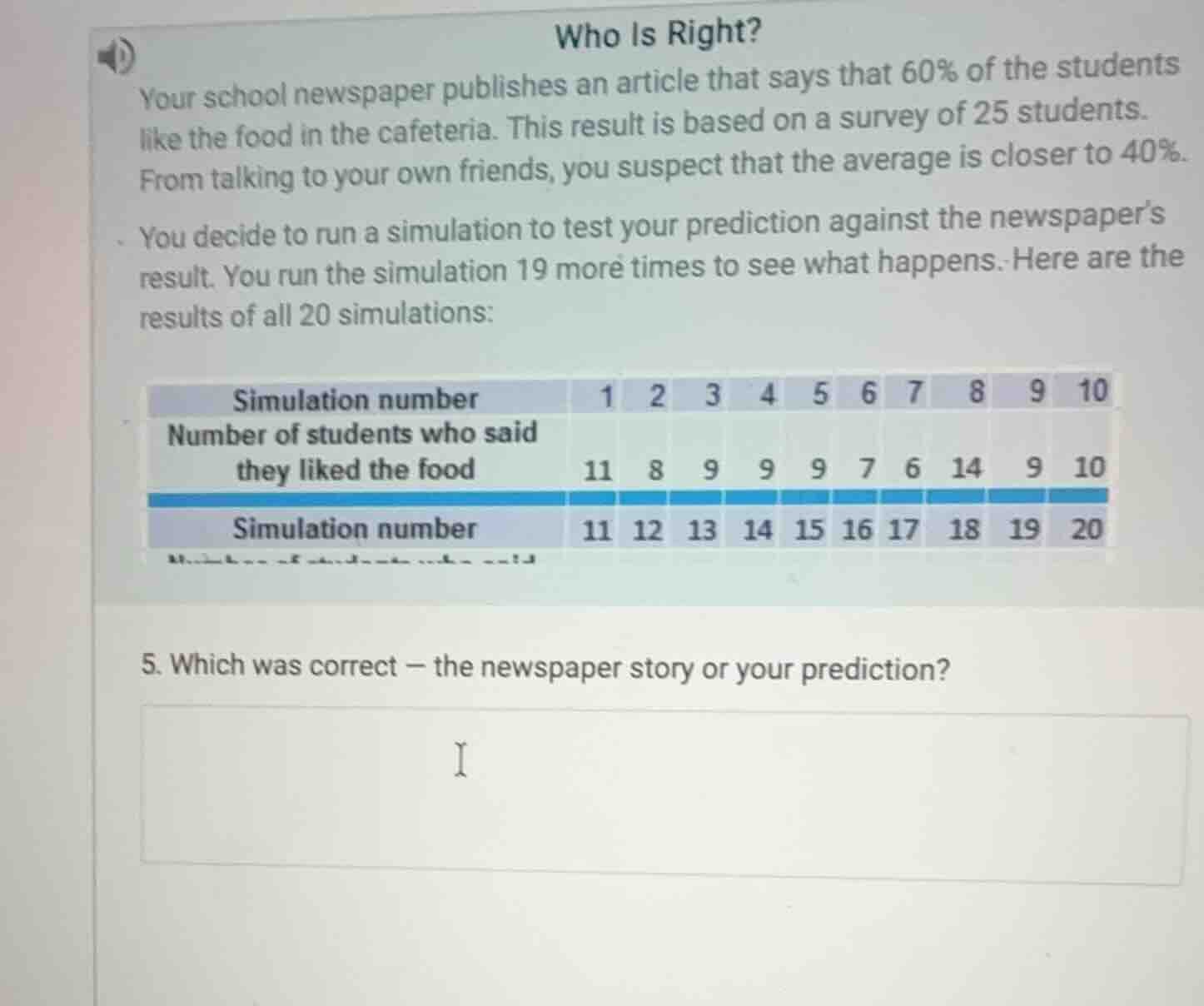 who is right? your school newspaper publishes an article that says that…