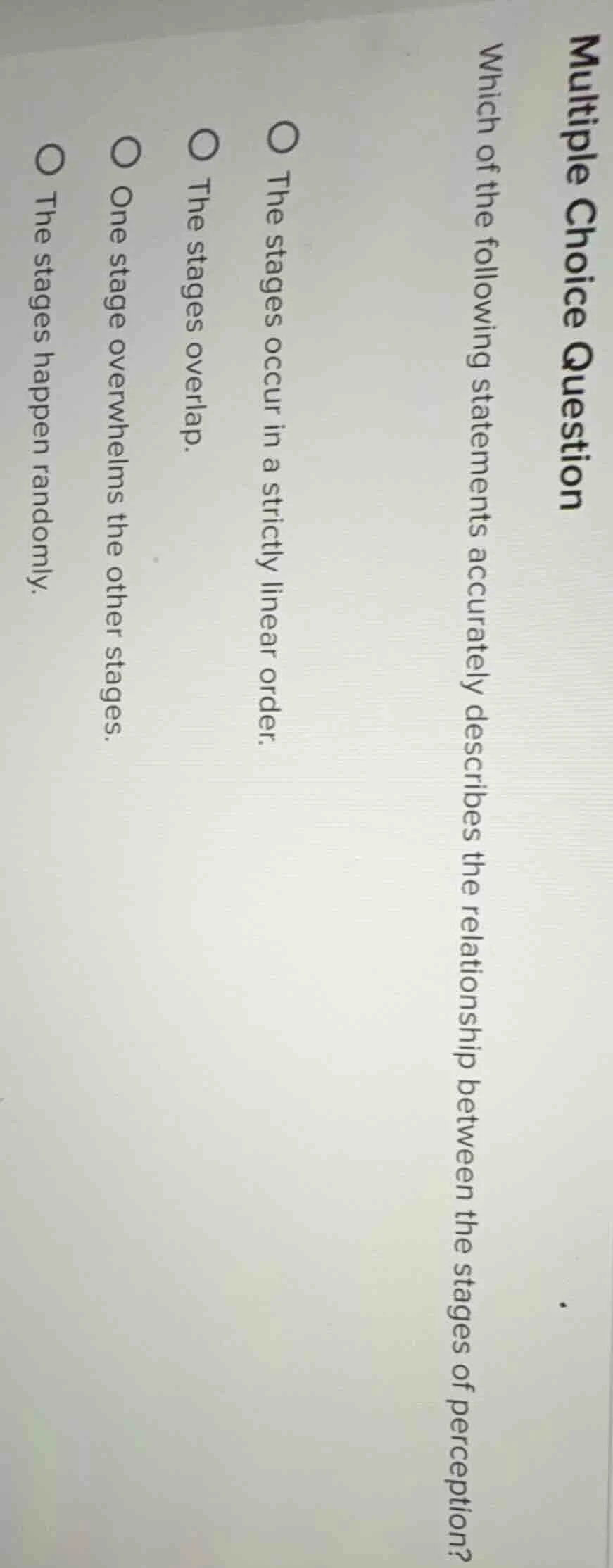 multiple choice question which of the following statements accurately d…