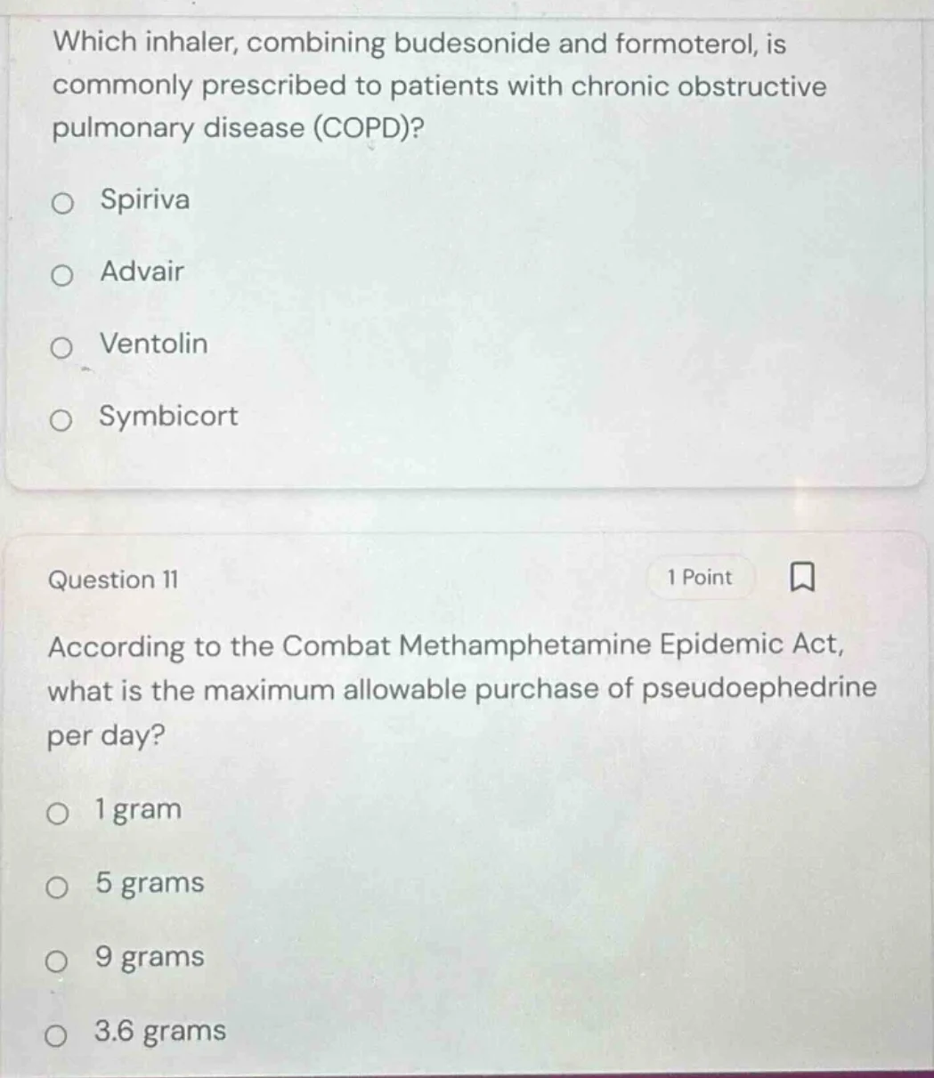 which inhaler, combining budesonide and formoterol, is commonly prescri…