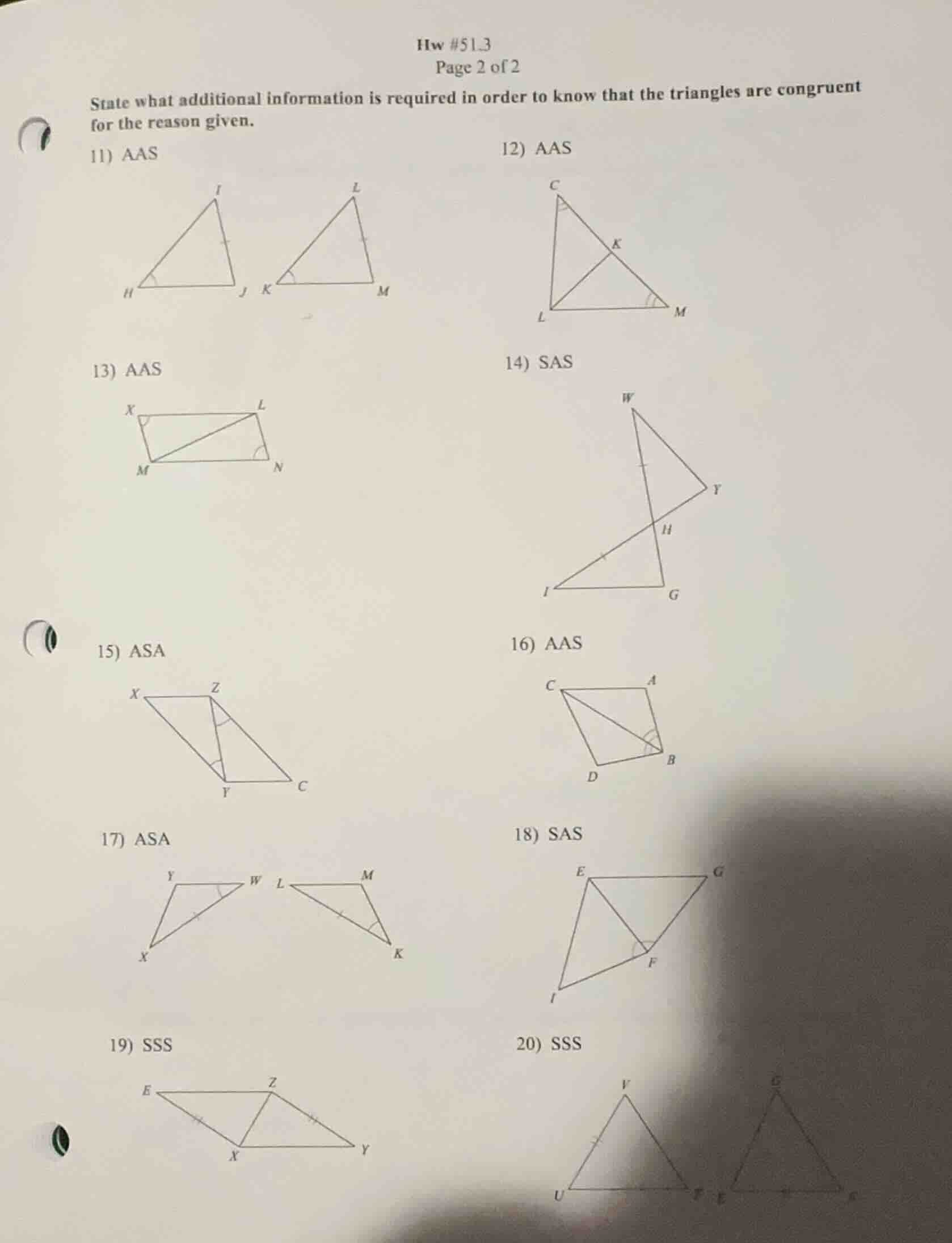 hw #51.3 page 2 of 2 state what additional information is required in o…