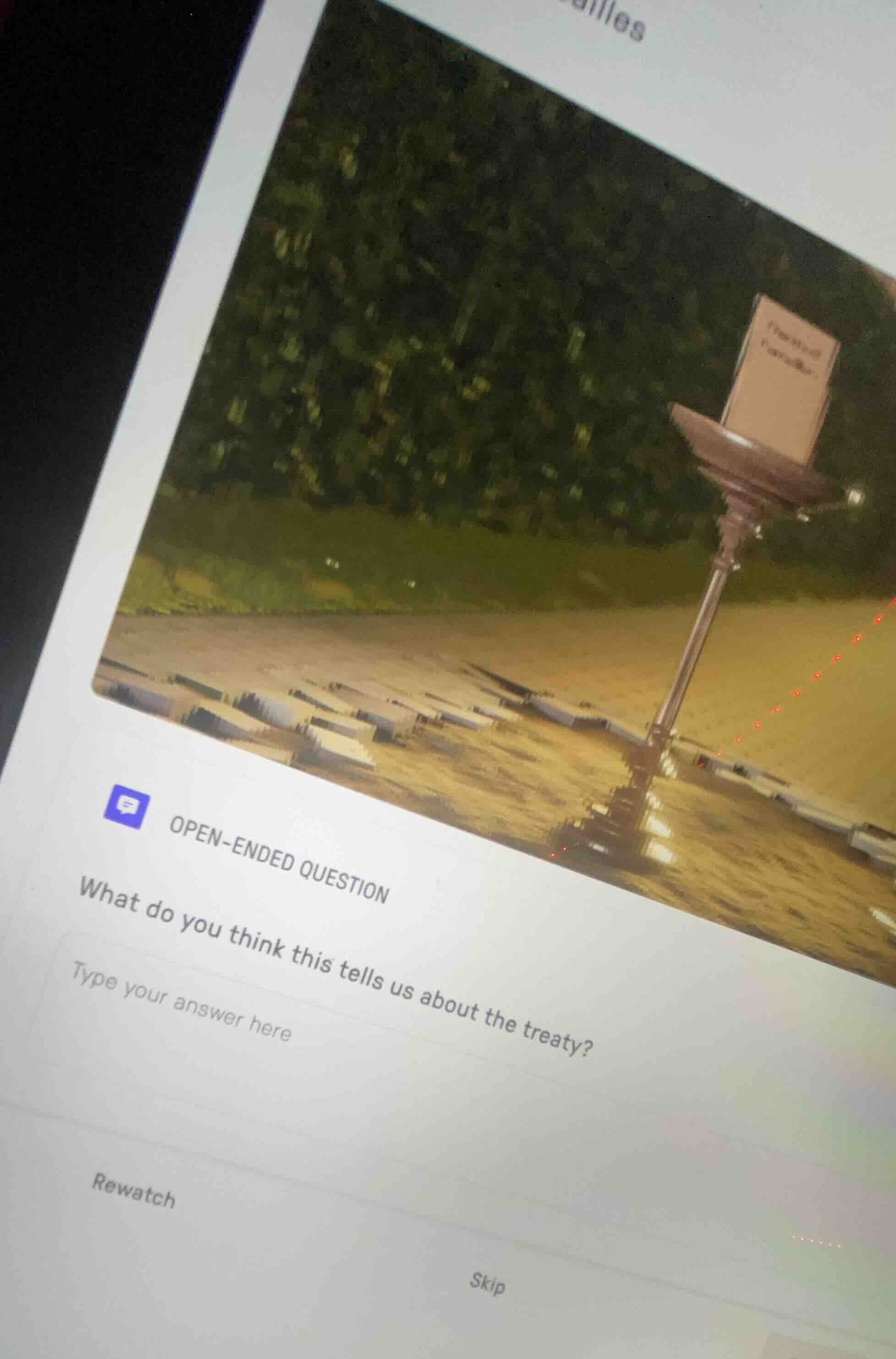 open-ended question what do you think this tells us about the treaty? t…