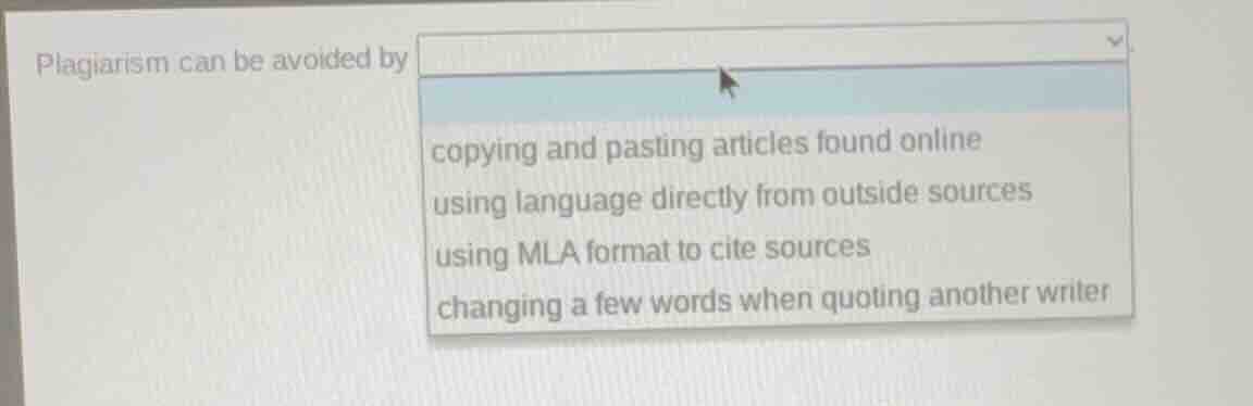 plagiarism can be avoided bycopying and pasting articles found onlineus…