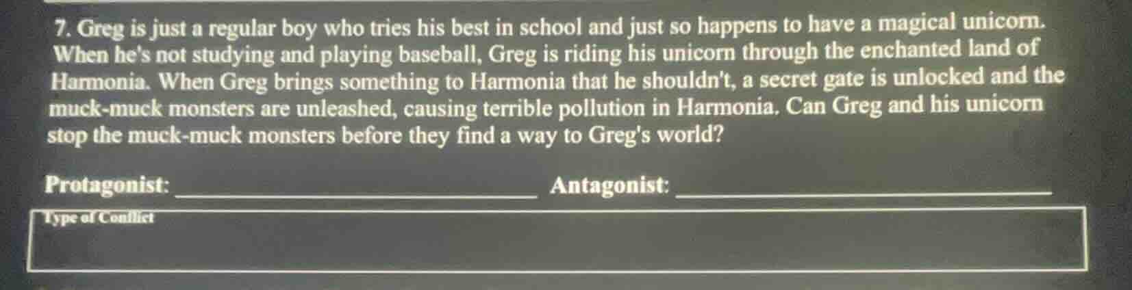 7. greg is just a regular boy who tries his best in school and just so …
