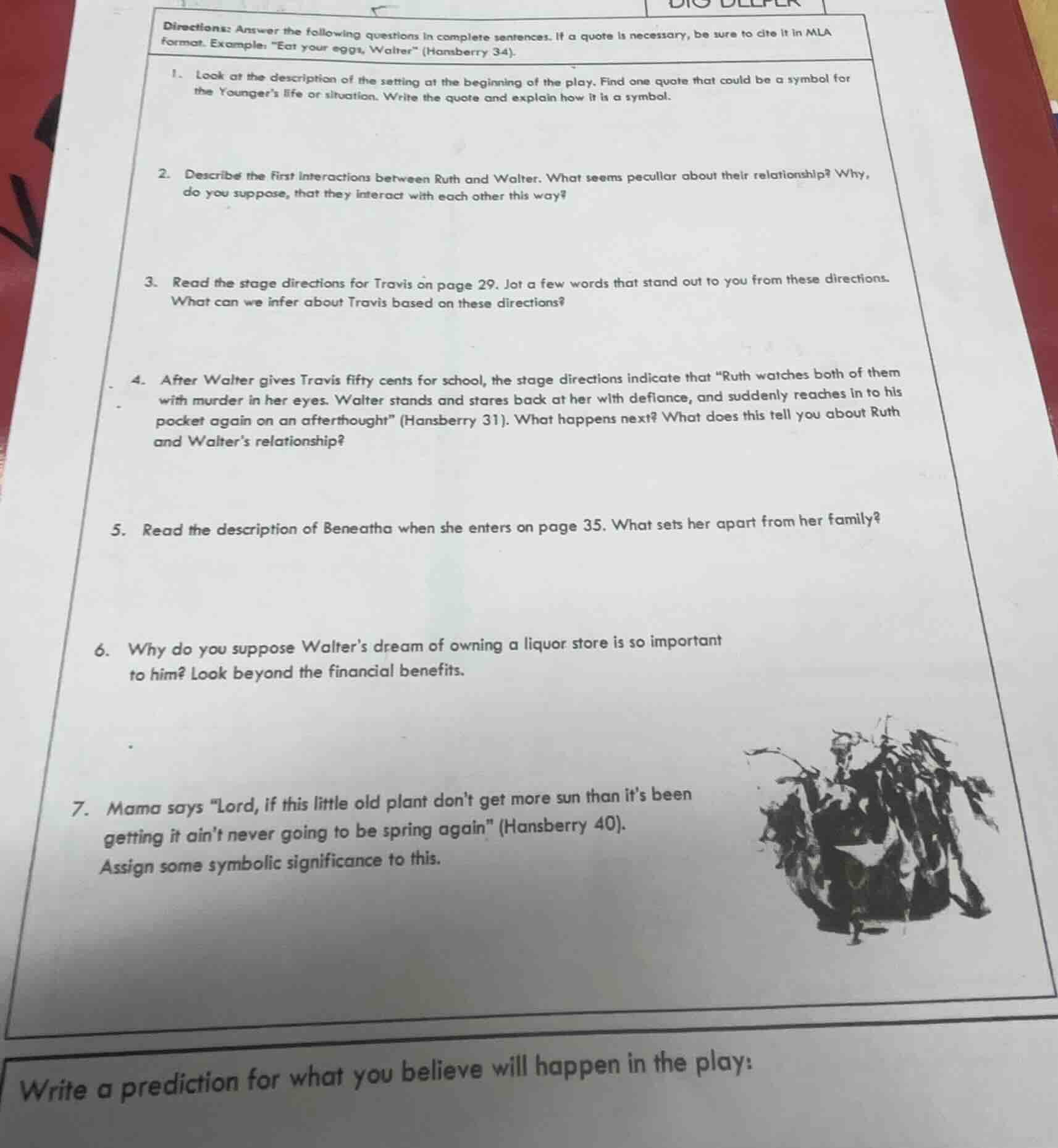 directions: answer the following questions in complete sentences. if a …