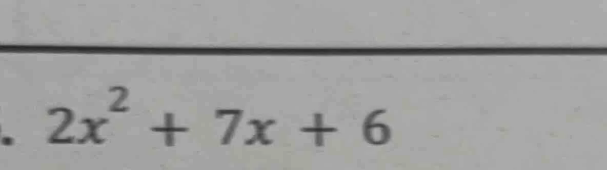 $2x^{2}+7x+6$