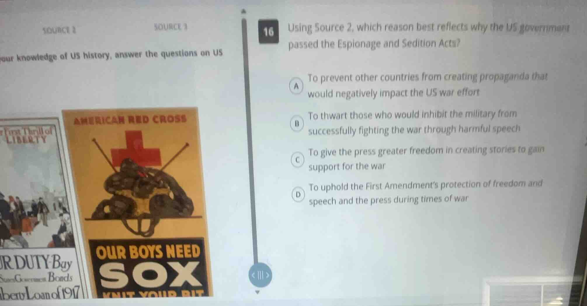 source 2 source 3 our knowledge of us history, answer the questions on …