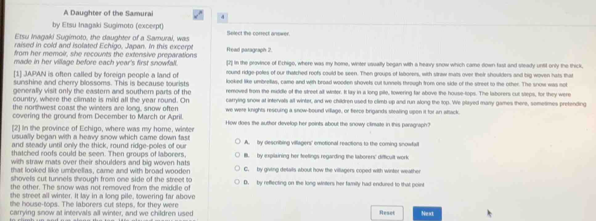 a daughter of the samurai by etsu inagaki sugimoto (excerpt) etsu inaga…