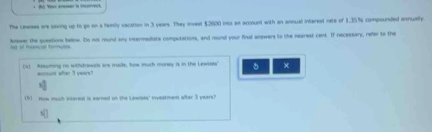 the lewises are saving up to go on a family vacation in 3 years. they i…