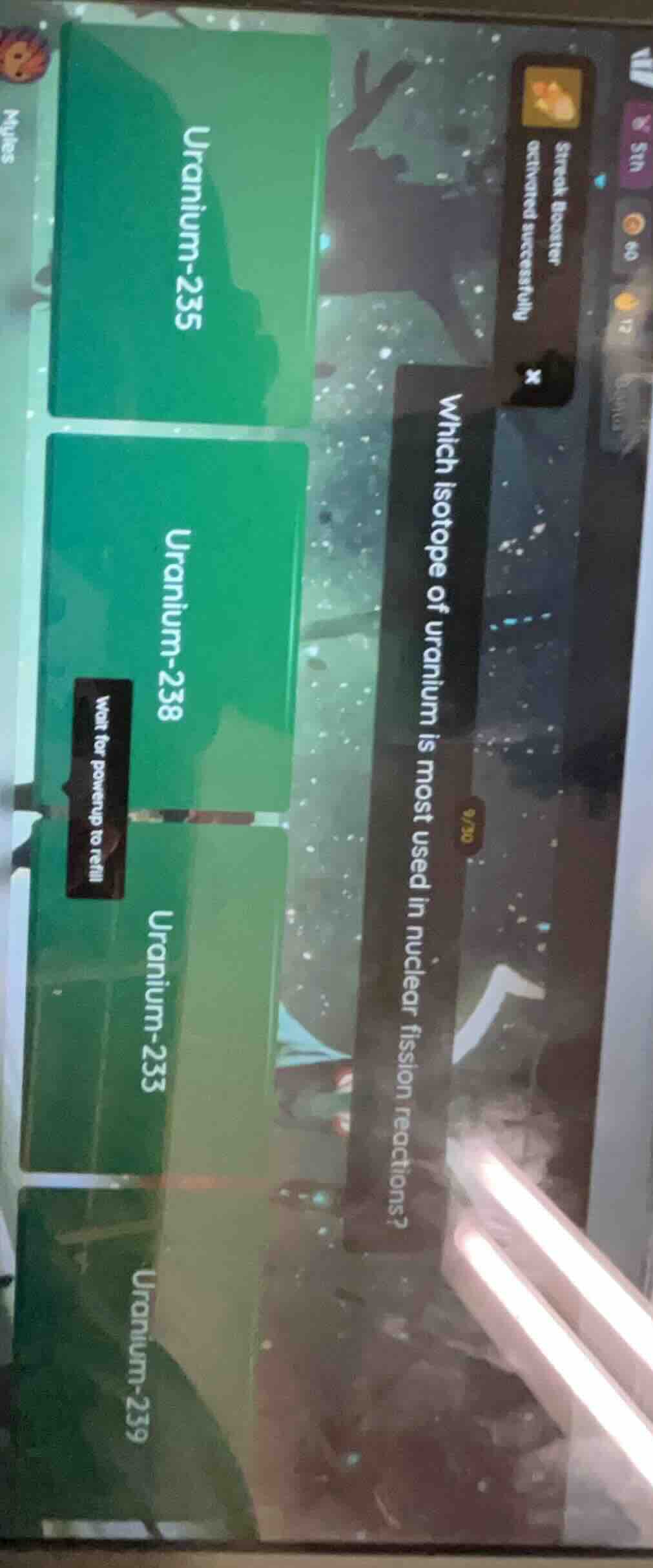 which isotope of uranium is most used in nuclear fission reactions? ura…