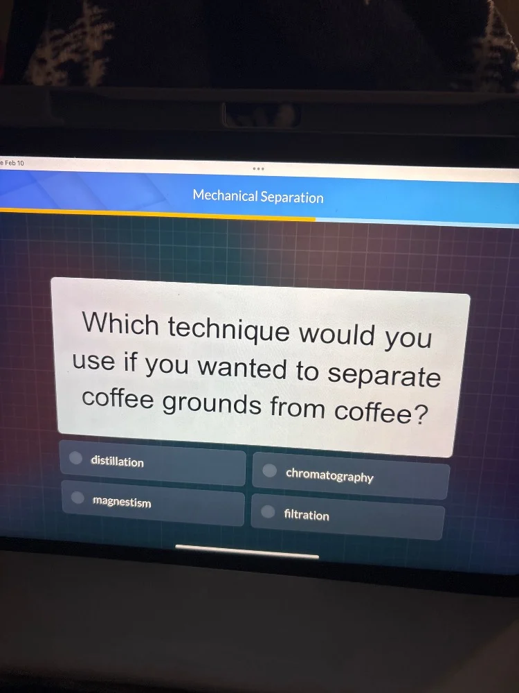 mechanical separation which technique would you use if you wanted to se…