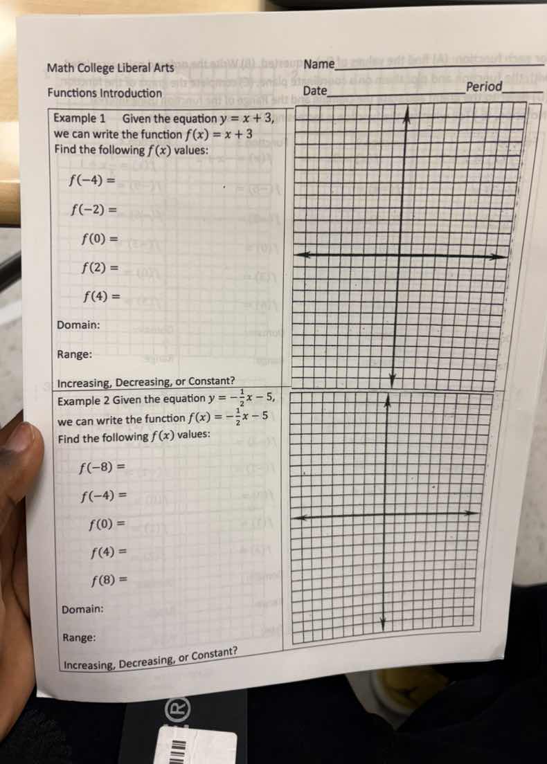 math college liberal arts name________ functions introduction date_____…