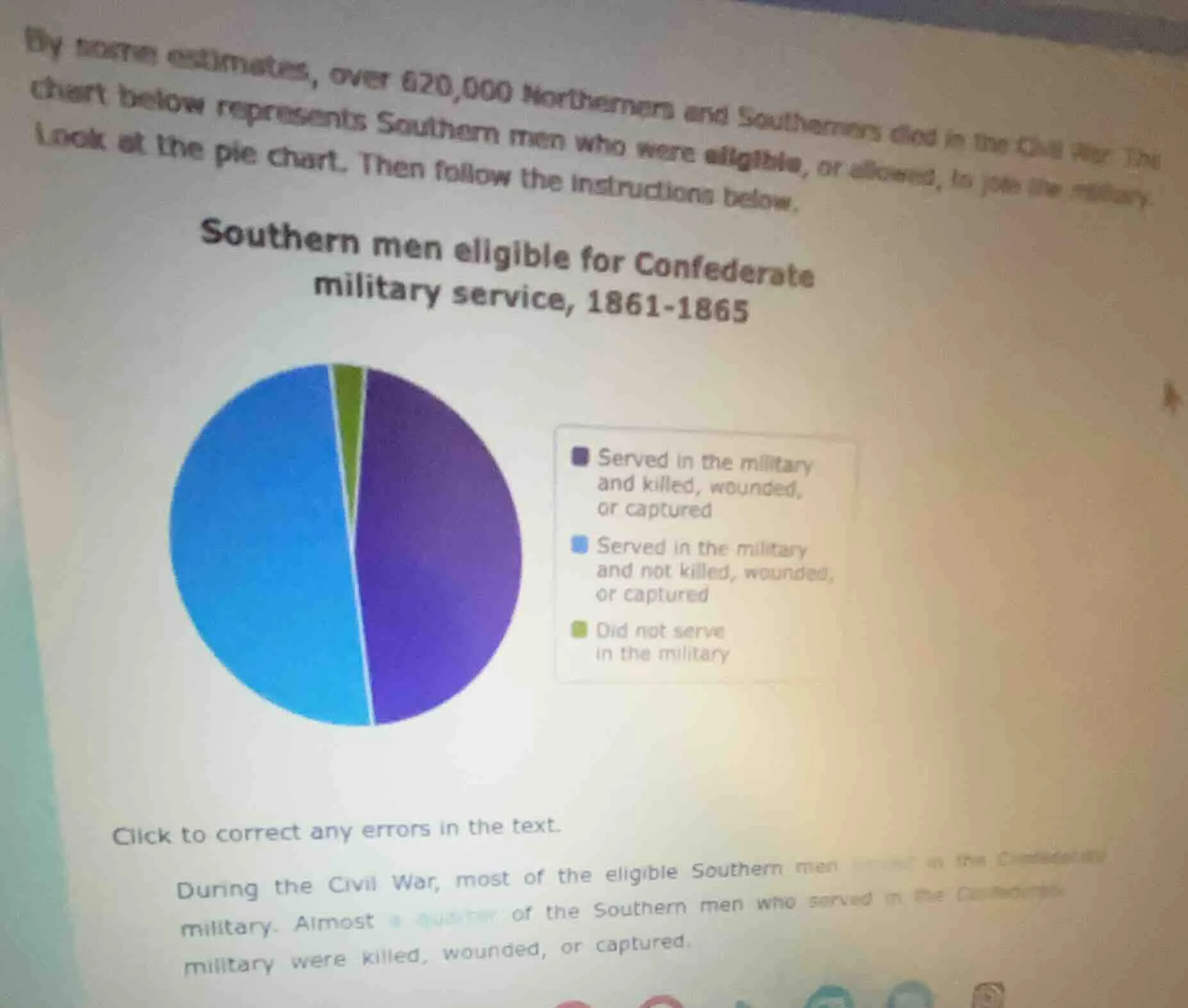 by some estimates, over 620,000 northerners and southerners died in the…