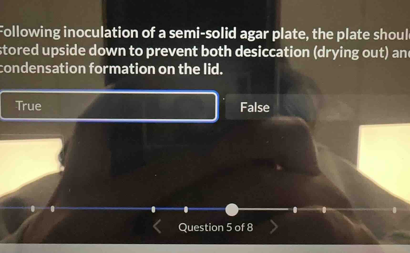 following inoculation of a semi-solid agar plate, the plate should stor…