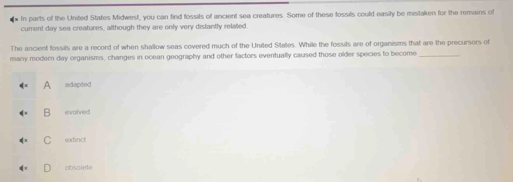 in parts of the united states midwest, you can find fossils of ancient …