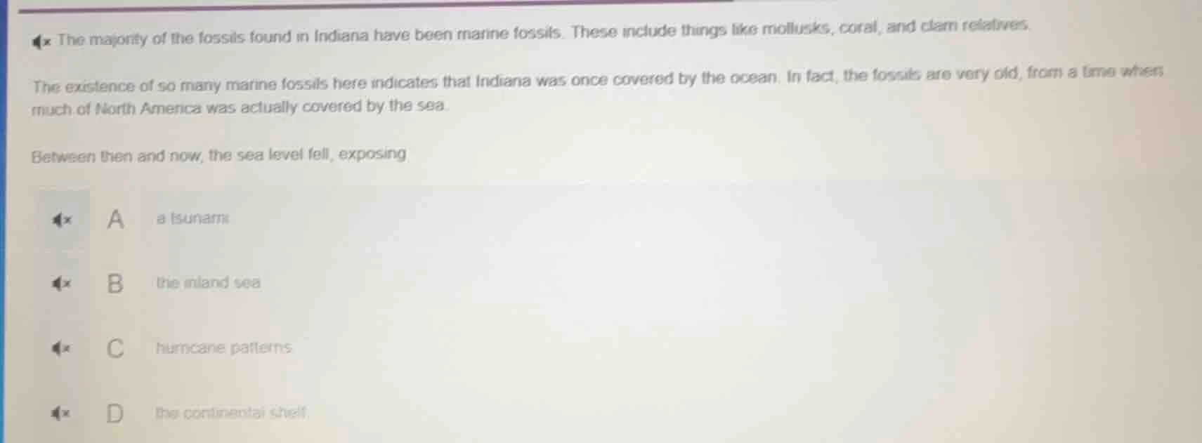 the majority of the fossils found in indiana have been marine fossils. …