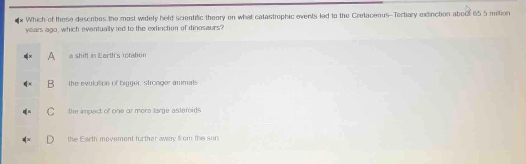 which of these describes the most widely held scientific theory on what…