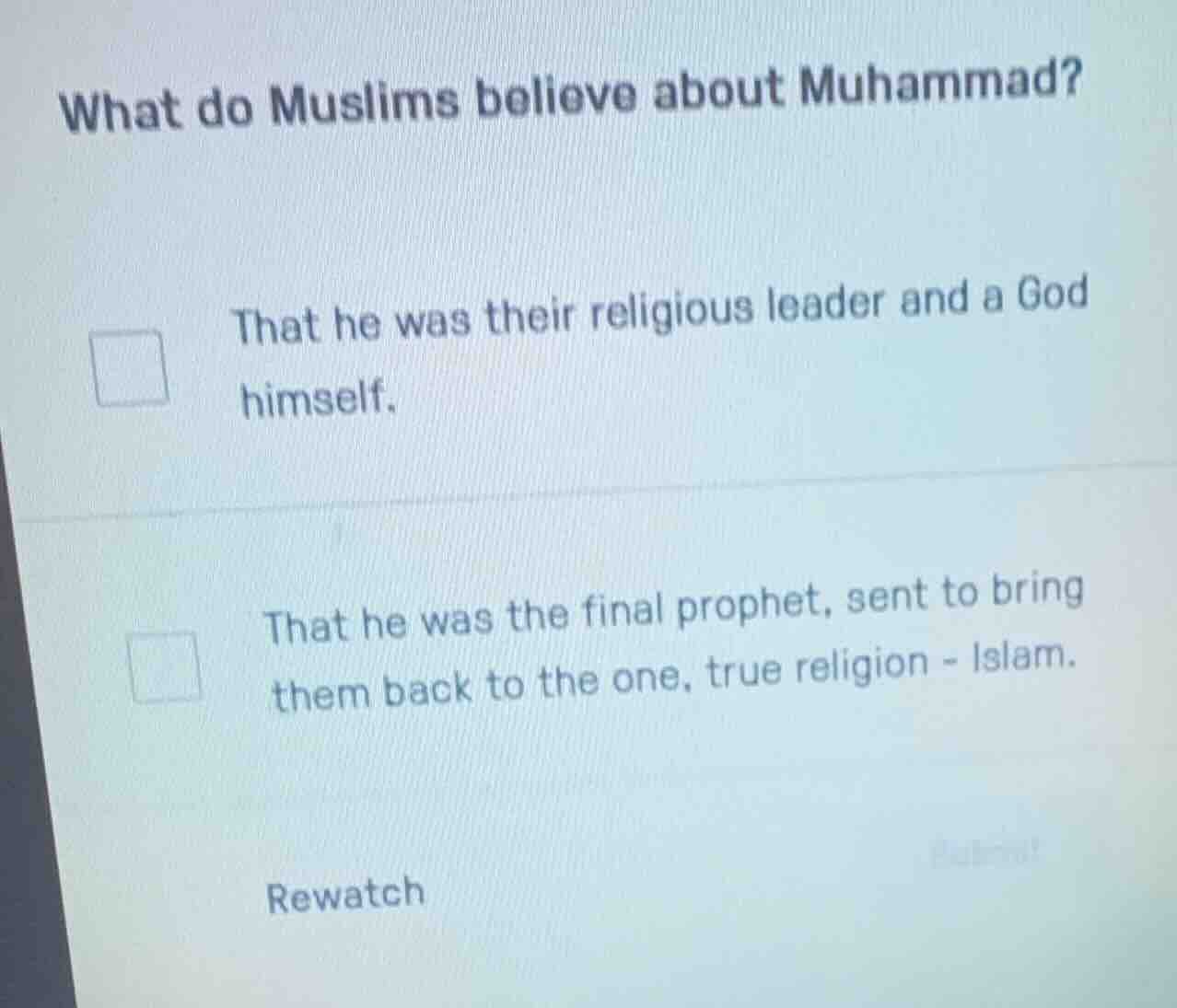 what do muslims believe about muhammad? that he was their religious lea…