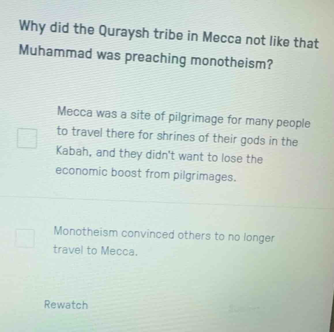 why did the quraysh tribe in mecca not like that muhammad was preaching…