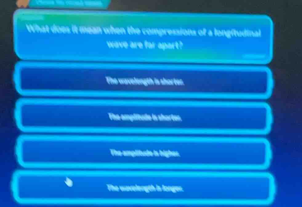 what does it mean when the compressions of a longitudinal wave are far …