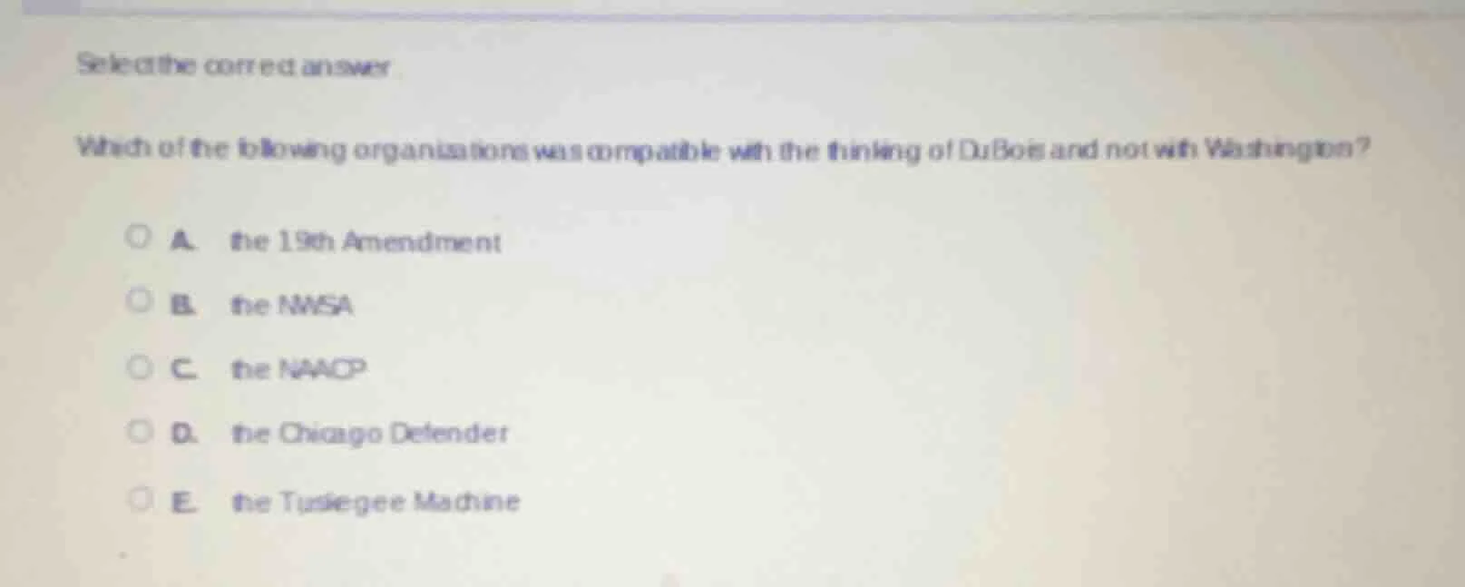 select the correct answer which of the following organisations was comp…