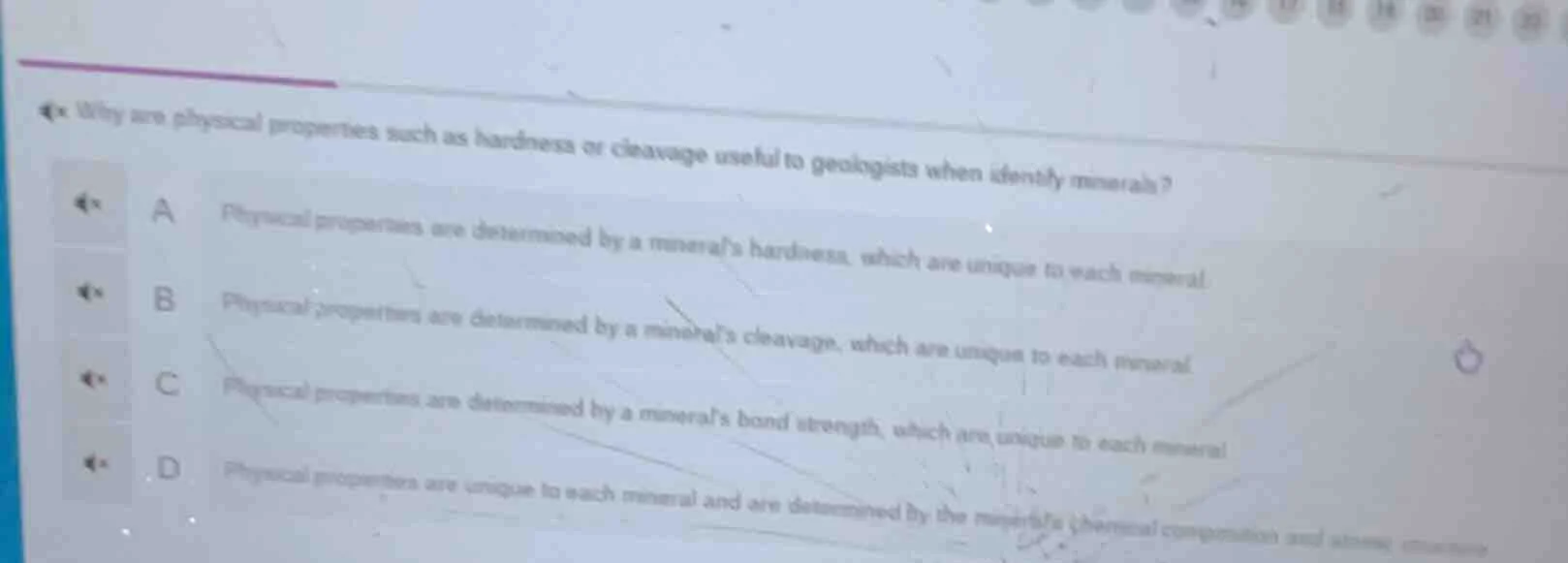 why are physical properties such as hardness or cleavage useful to geol…