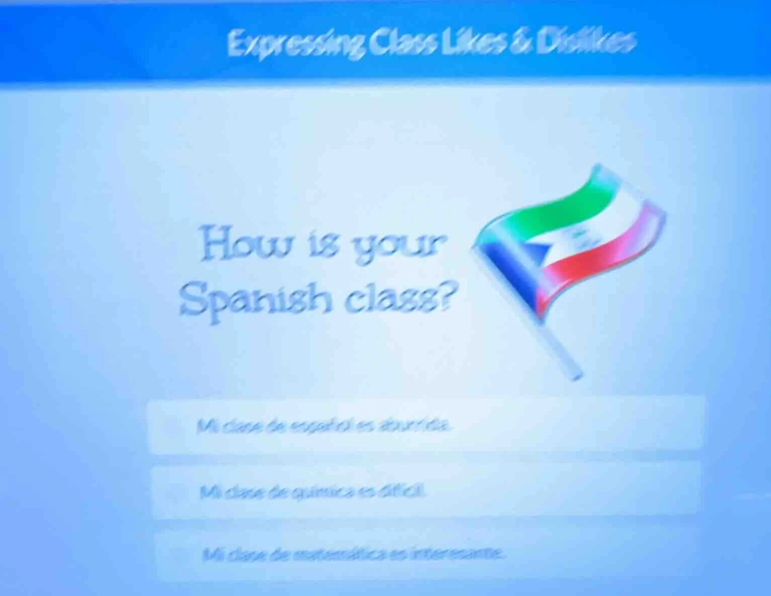 expressing class likes & dislikes how is your spanish class? mi clase d…