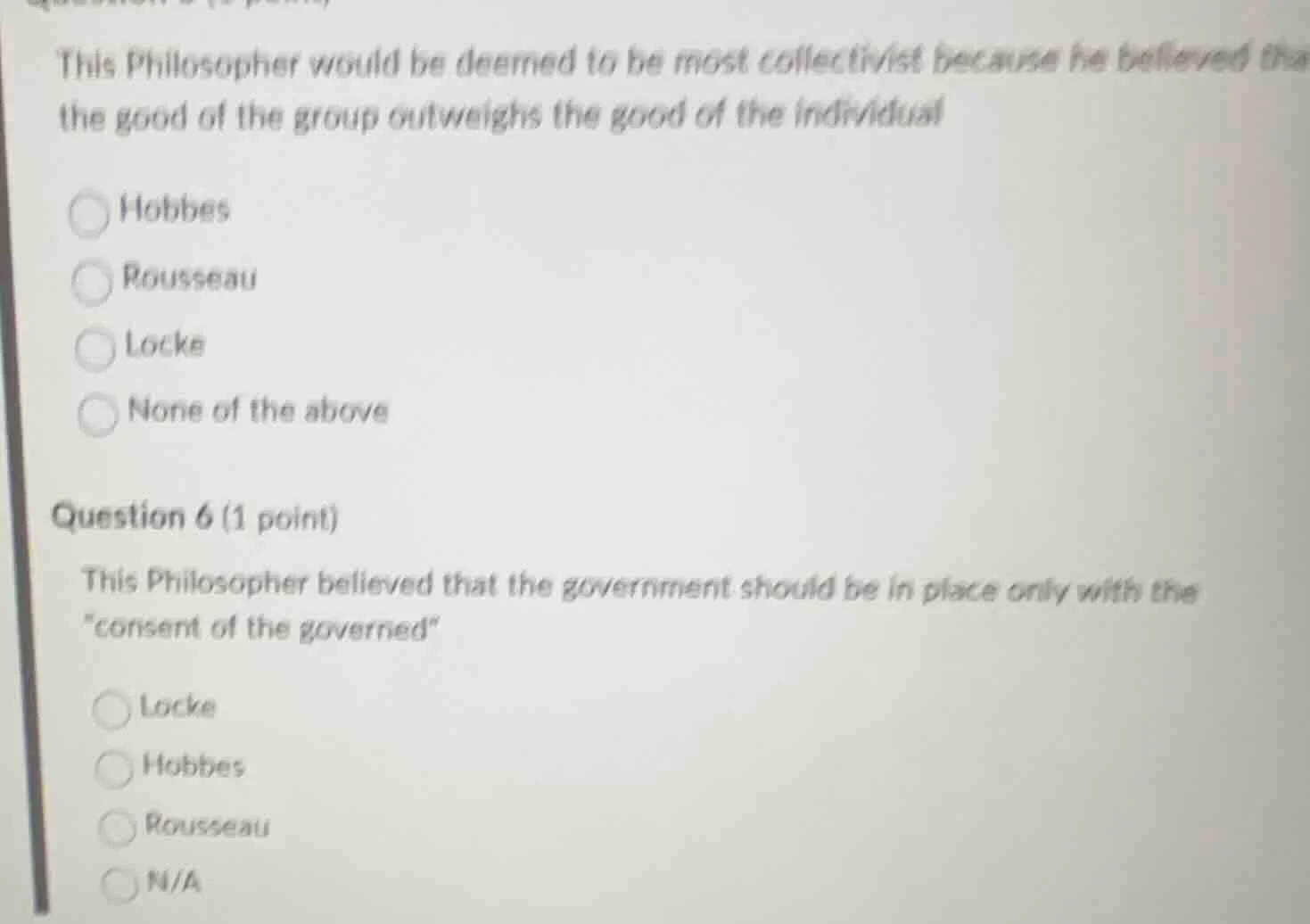 this philosopher would be deemed to be most collectivist because he bel…