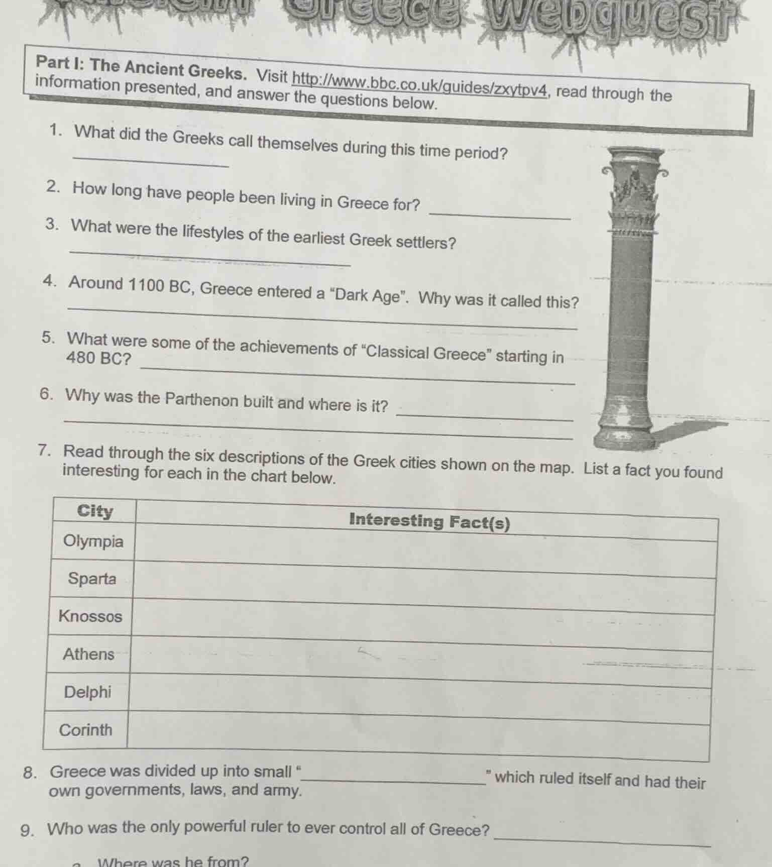 part i: the ancient greeks. visit http://www.bbc.co.uk/guides/zxytpv4, …
