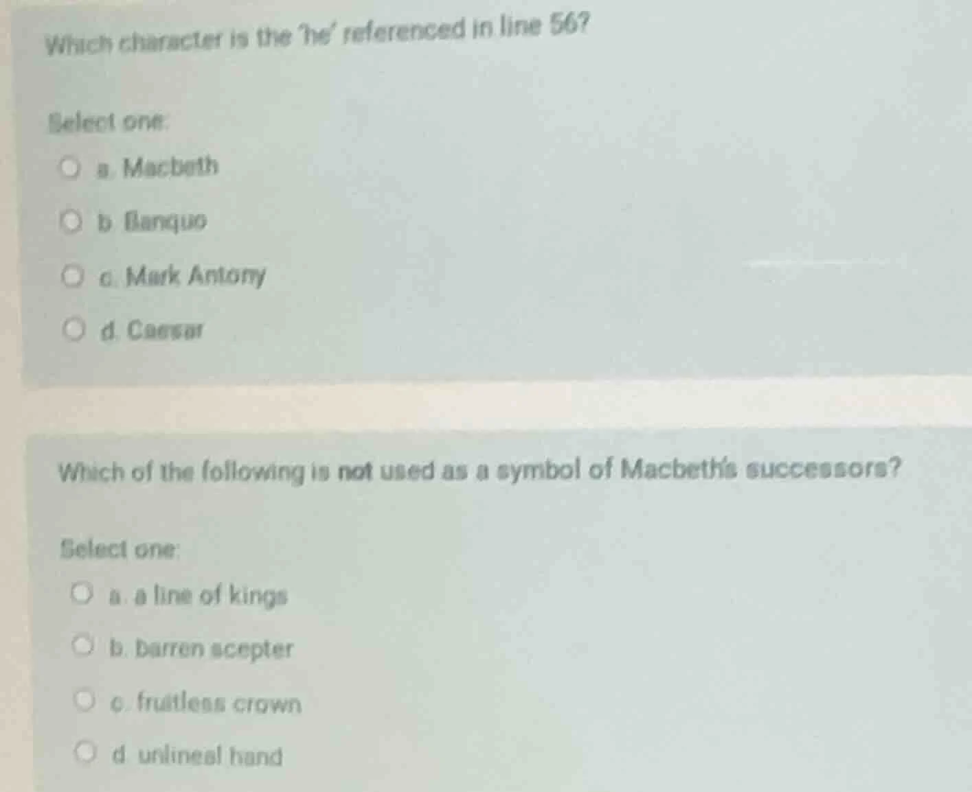 which character is the he referenced in line 56? select one: a. macbeth…