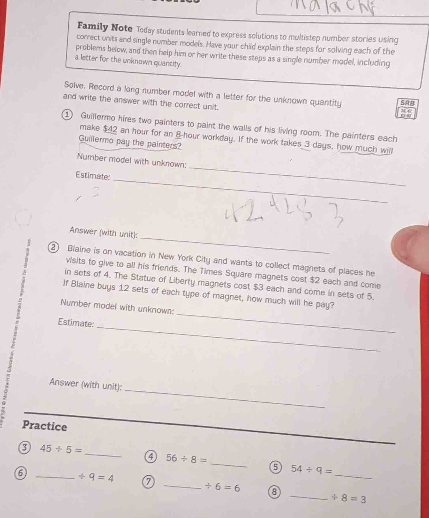 family note today students learned to express solutions to multistep nu…