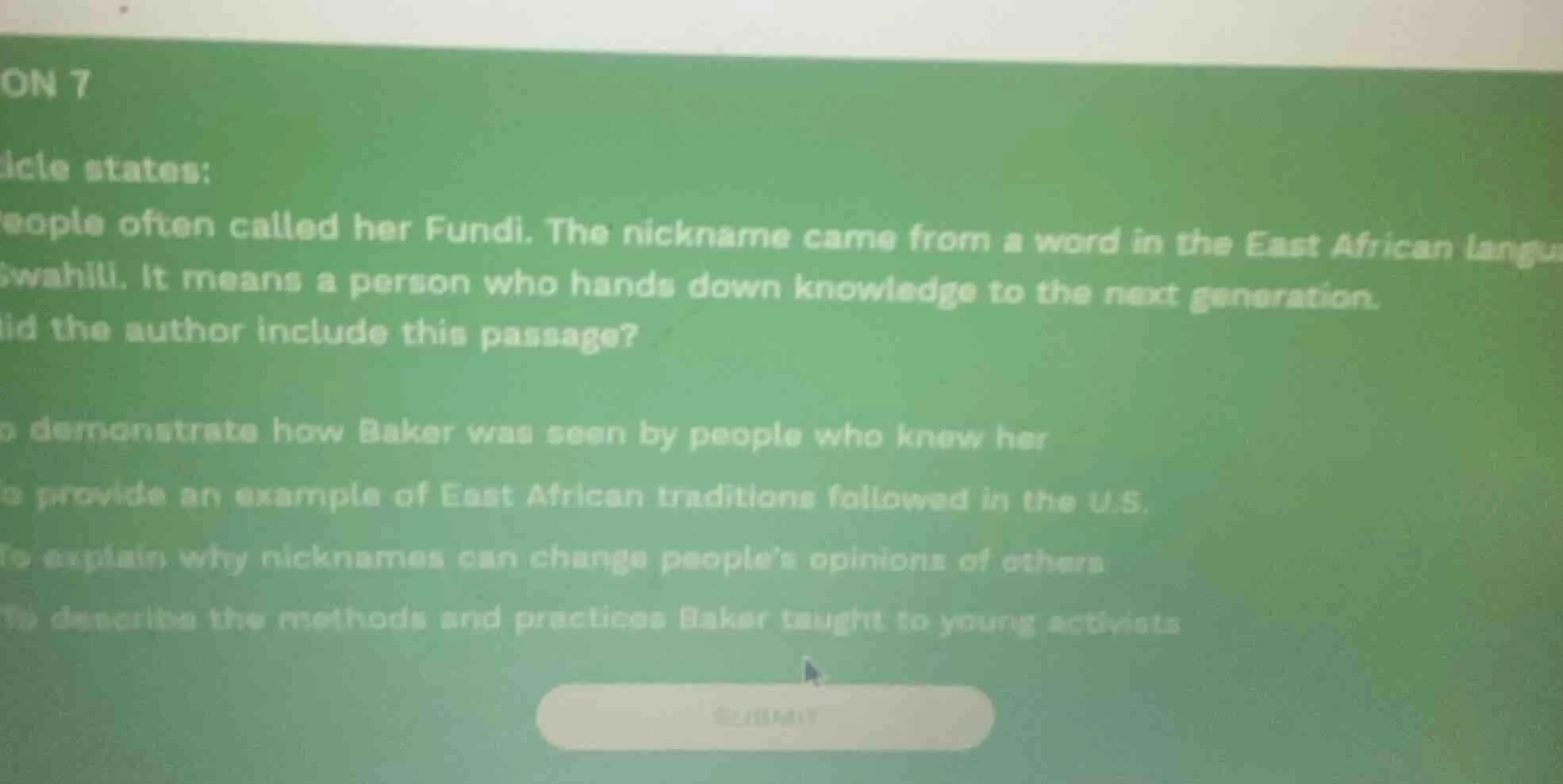 on 7icle states:eople often called her fundi. the nickname came from a …