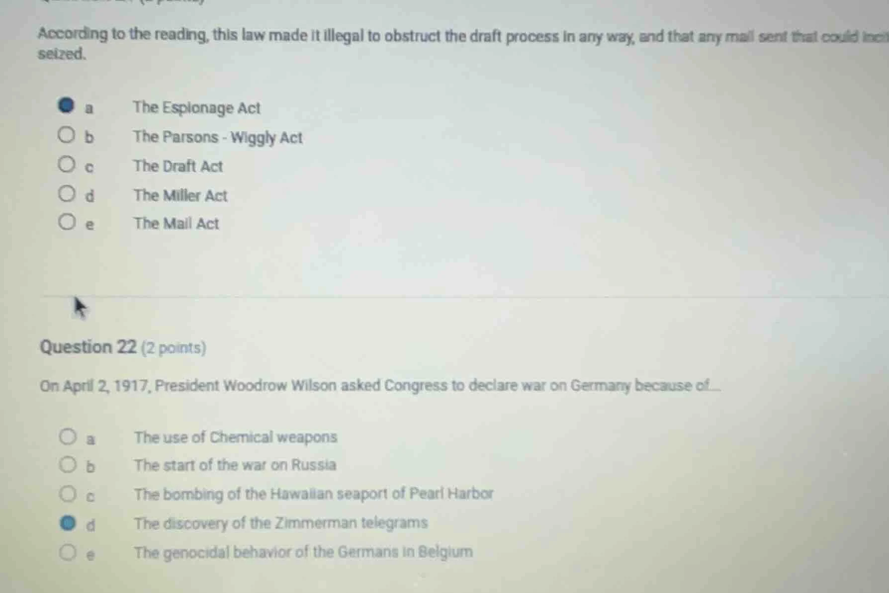 according to the reading, this law made it illegal to obstruct the draf…