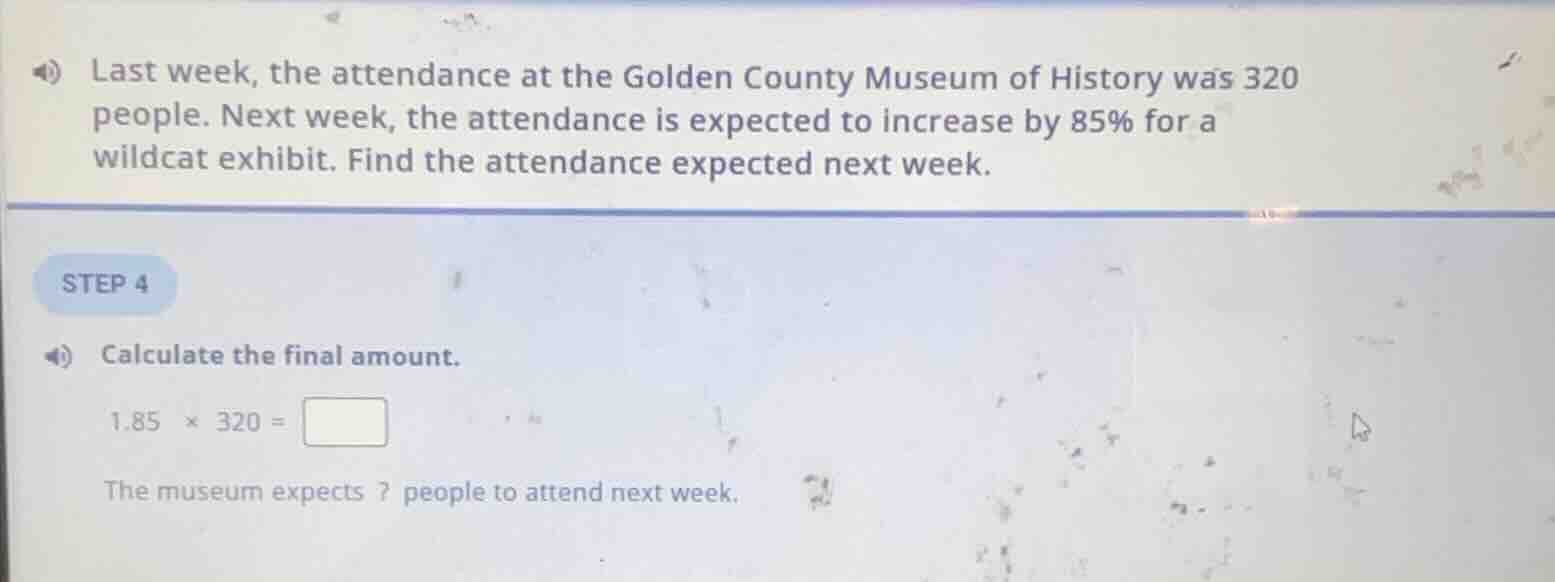 last week, the attendance at the golden county museum of history was 32…