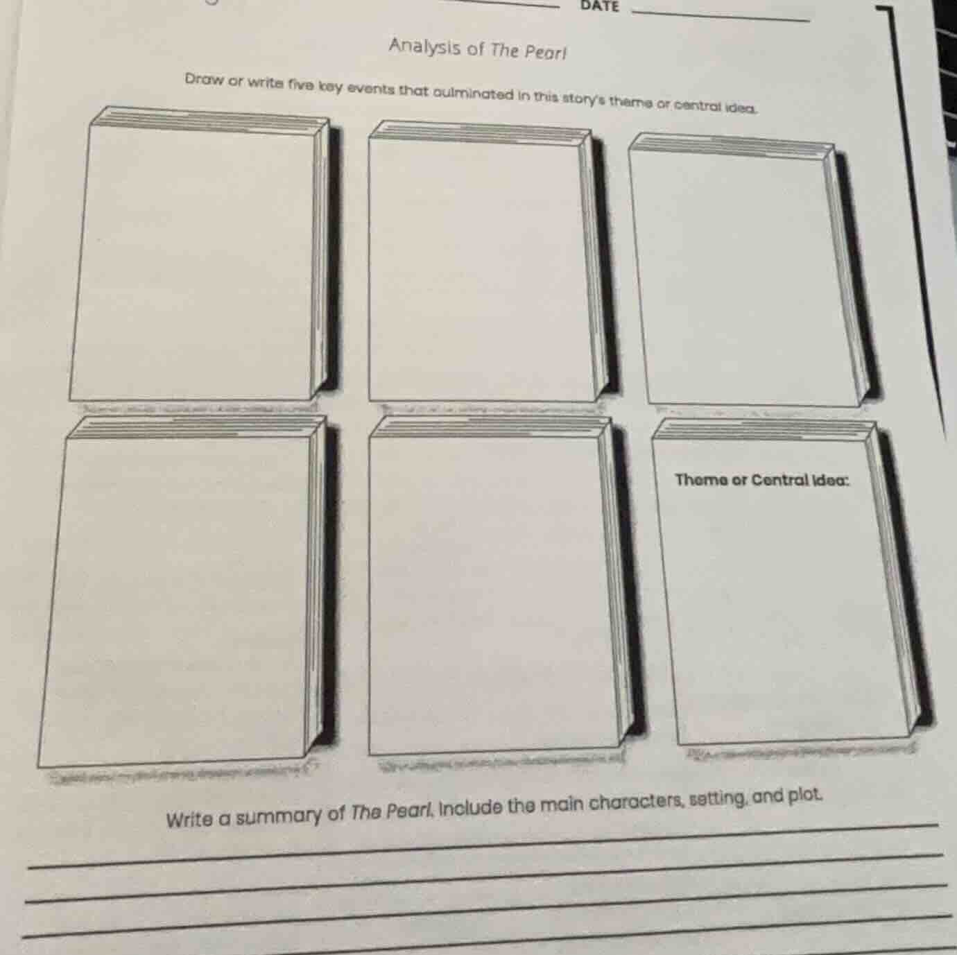 dateanalysis of the pearldraw or write five key events that culminated …