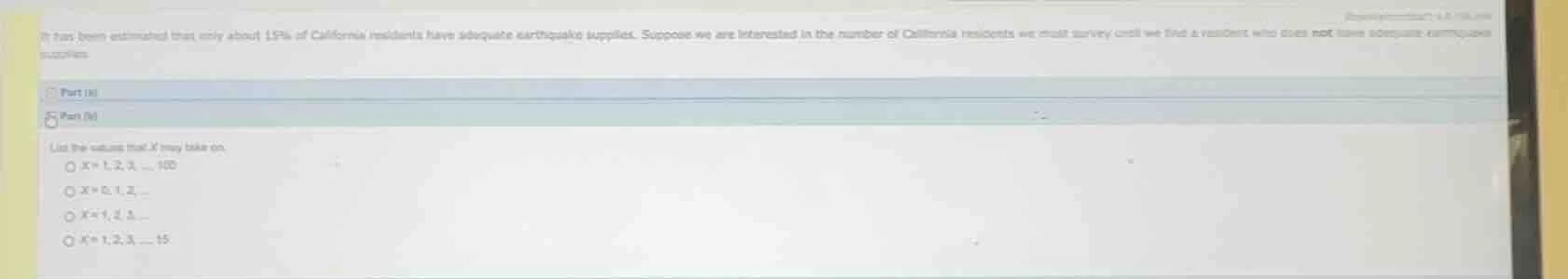 it has been estimated that only about 15% of california residents have …