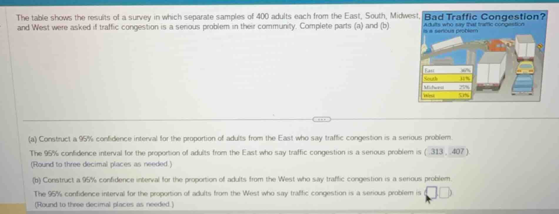 the table shows the results of a survey in which separate samples of 40…
