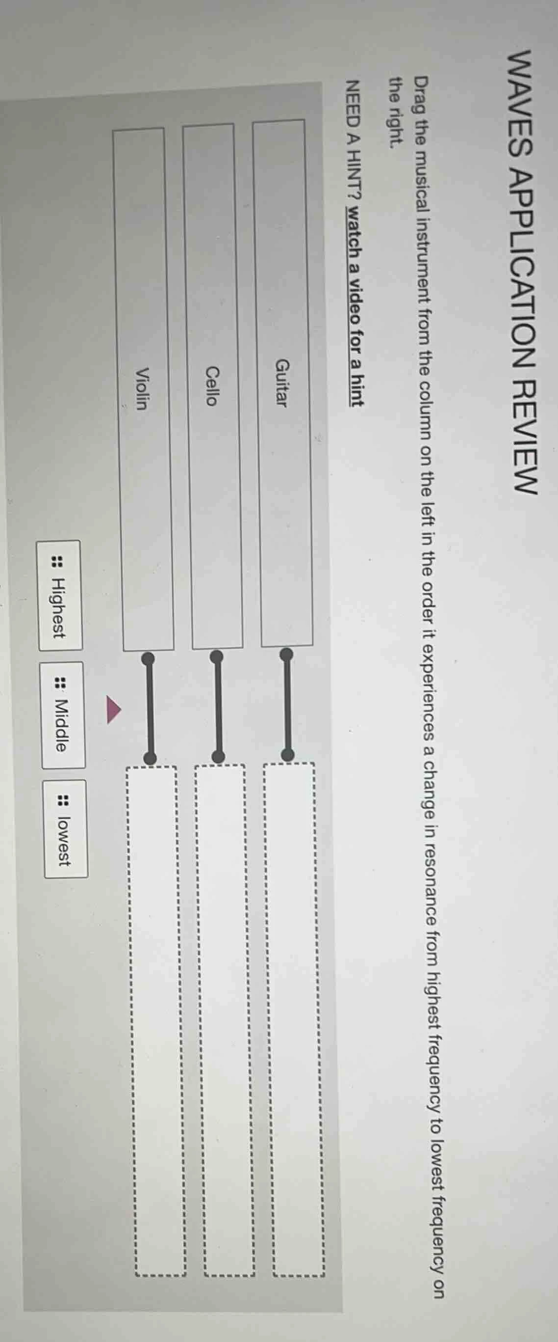 waves application review drag the musical instrument from the column on…