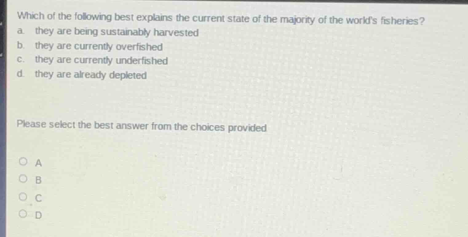 which of the following best explains the current state of the majority …