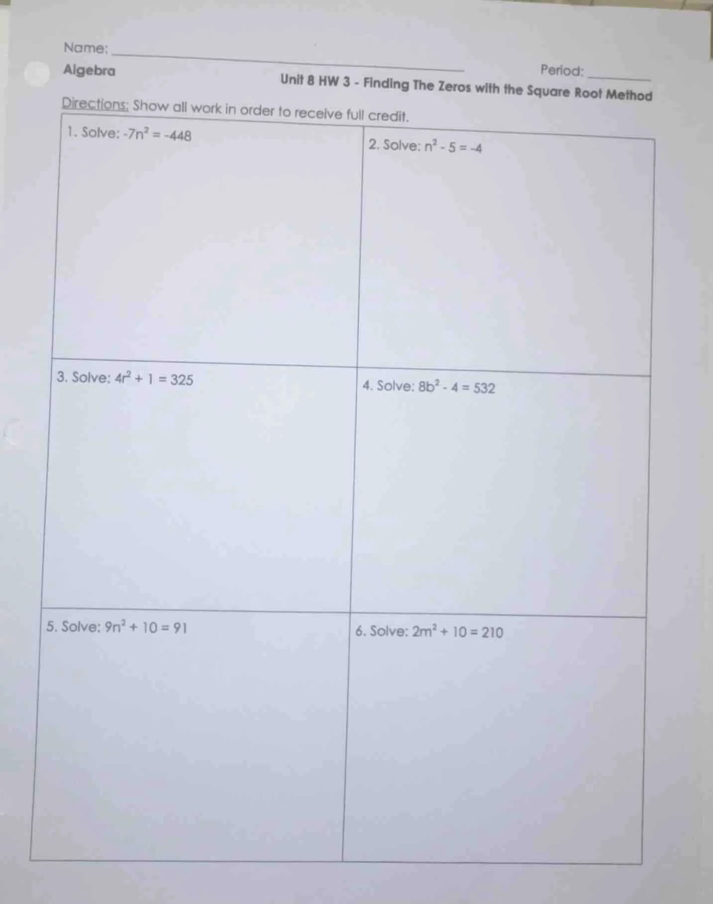 name: _______________period: ________algebraunit 8 hw 3 - finding the z…