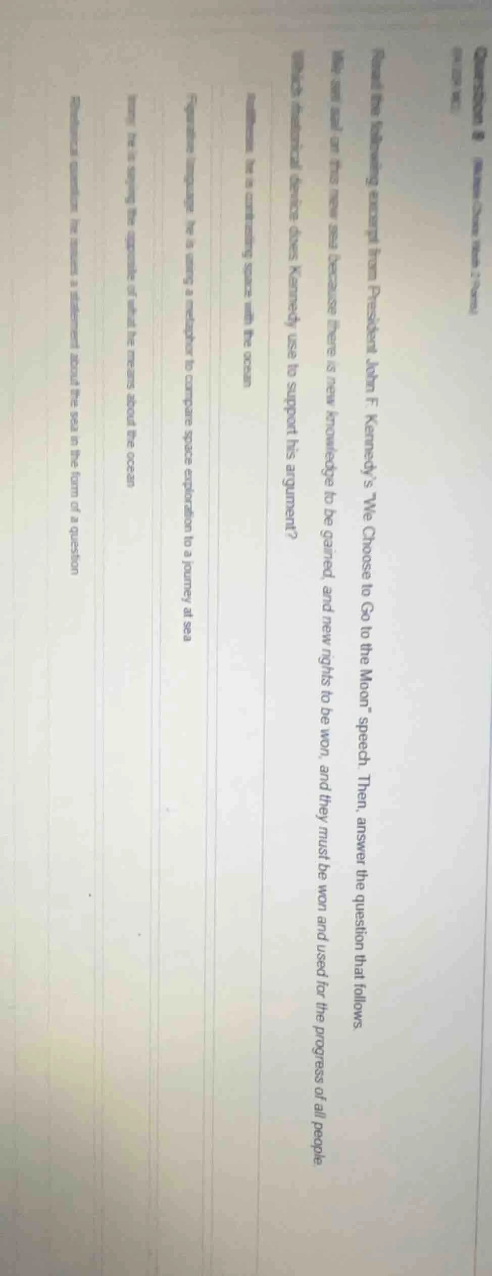 question 8 (multiple choice worth 2 points)read the following excerpt f…