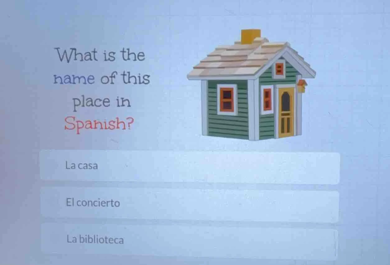 what is the name of this place in spanish? la casa el concierto la bibl…