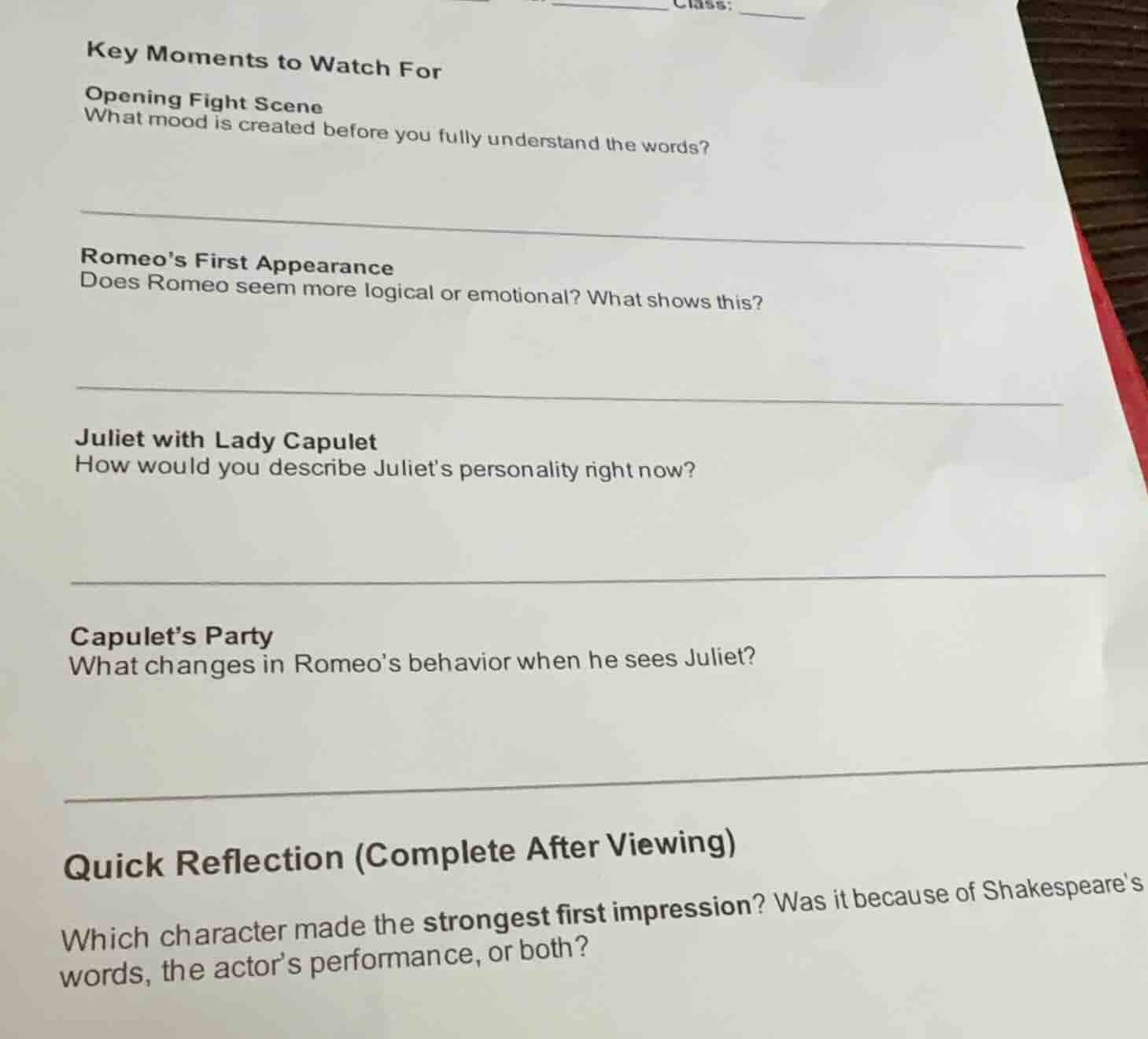 class:key moments to watch foropening fight scenewhat mood is created b…