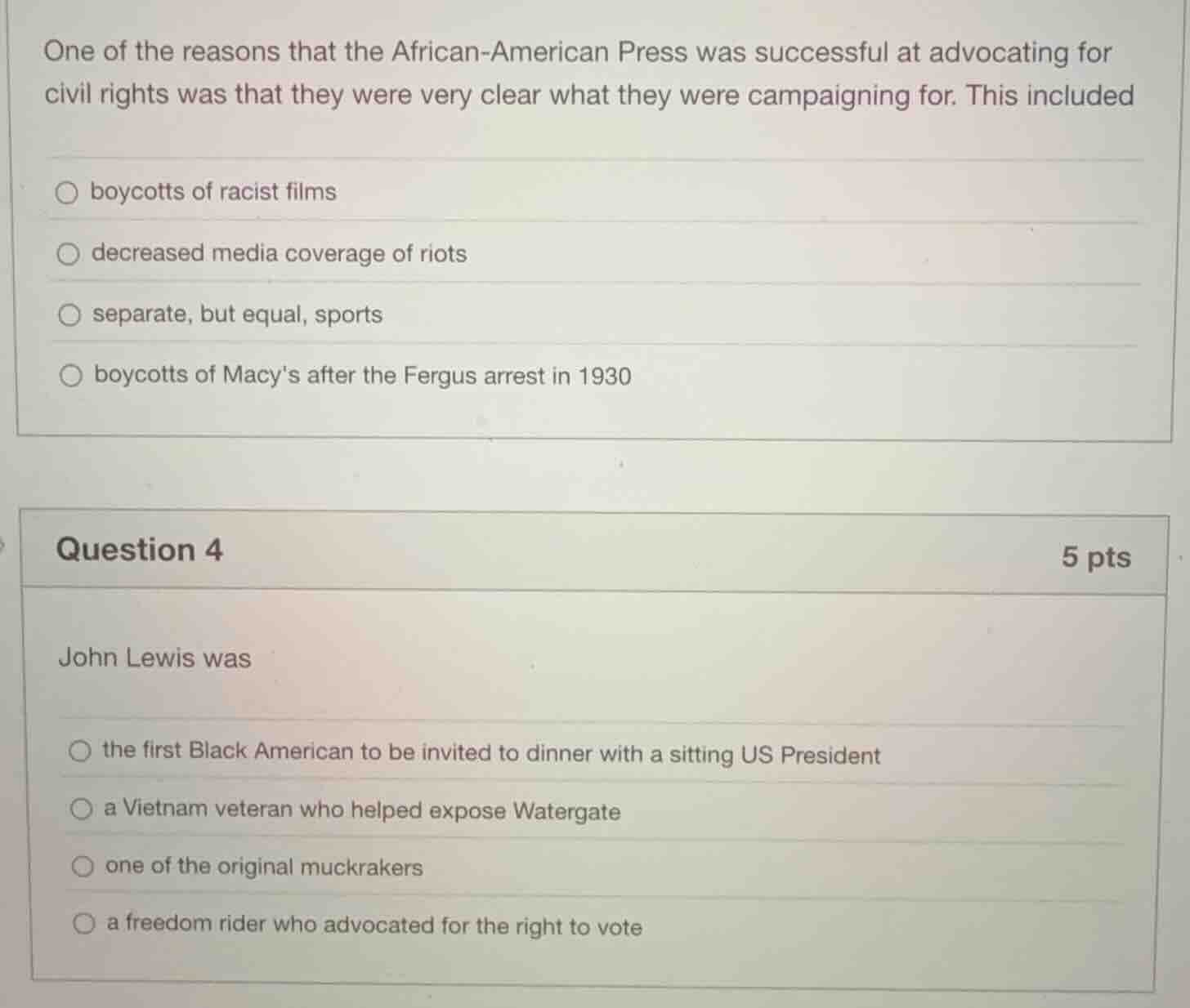 one of the reasons that the african-american press was successful at ad…