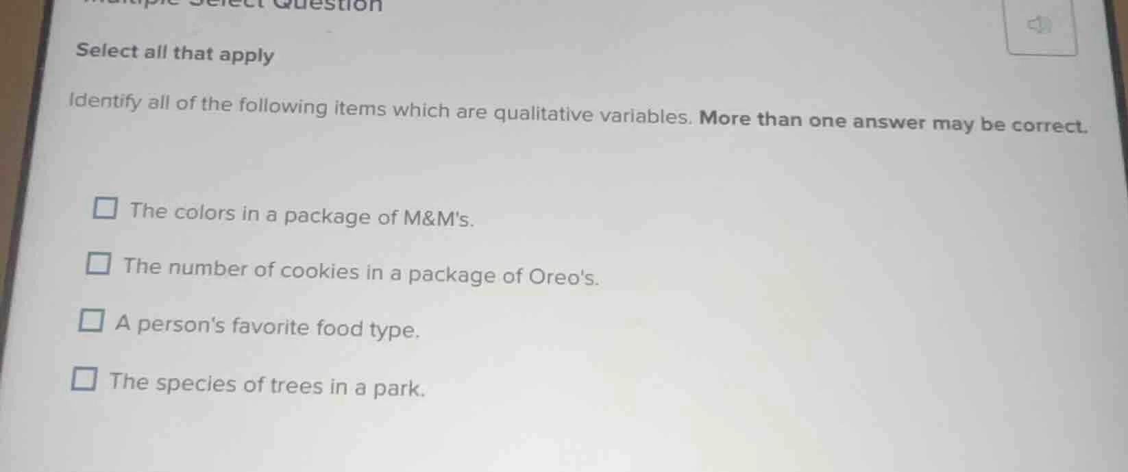 multiple select question select all that apply identify all of the foll…